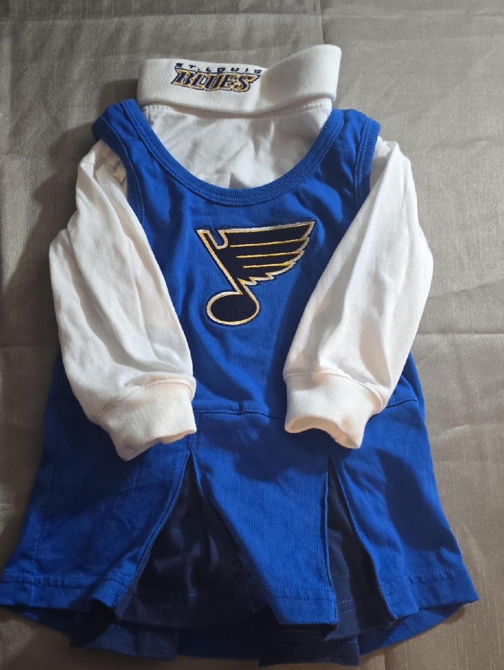 St. Louis Blues Infant Cheer Dress - Royal Blue & White